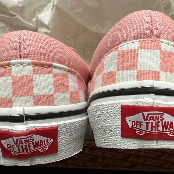 NEW Vans "Off The Wall" Checkerboard Powder Pink - Picture 3 of 8